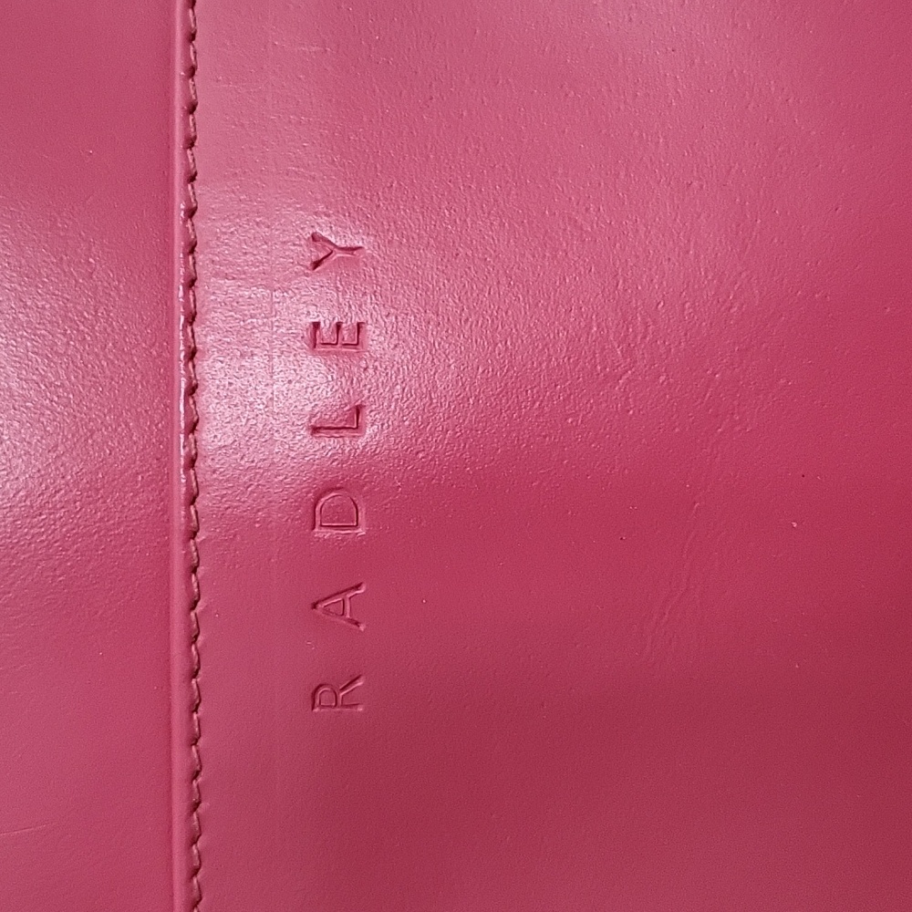 Radley Pink Leather Tote Bag - Picture 6 of 16